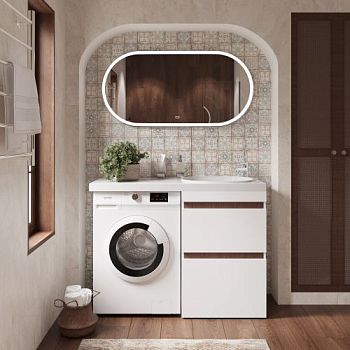 Мебель для ванной STWORKI Мальмё 120 R под стиральную машину в #REGION_NAME_DECLINE_PP#