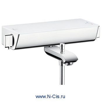 Hansgrohe 13141400 Термостат для ванны белый хром Ecostat S в Железноводске